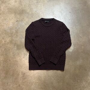 Maroon Knit Sweater